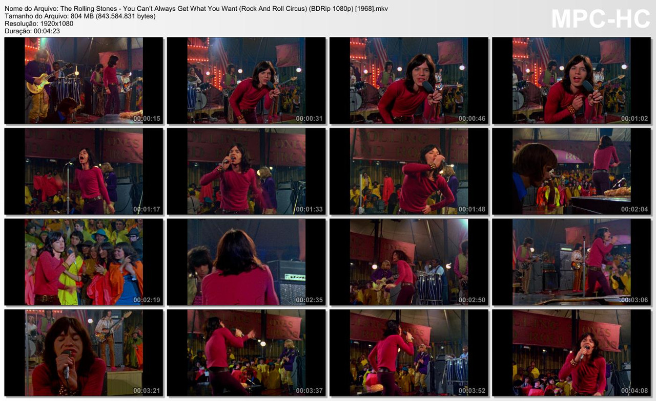 The Rolling Stones - You Can’t Always Get What You Want (Rock And Roll Circus) (BDRip 1080p) [1968]