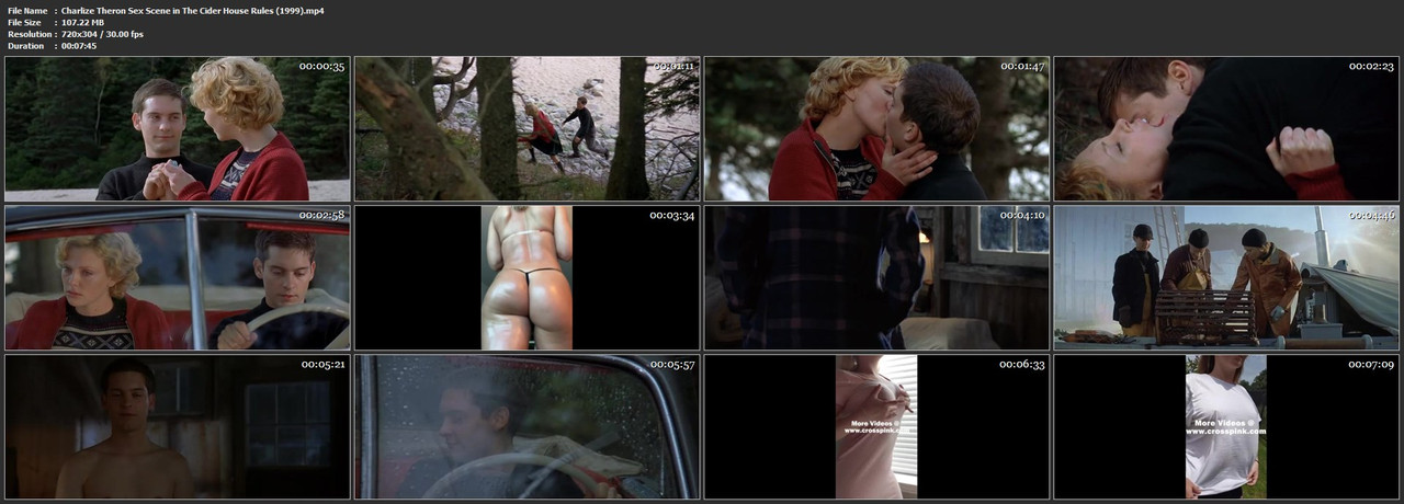 Charlize Theron Sex Scene in The Cider House Rules (1999).mp4
