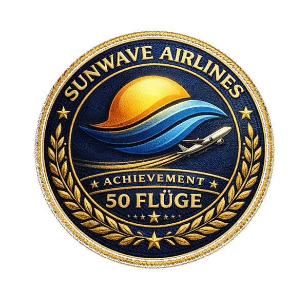When a pilot has 50 flights, give this award