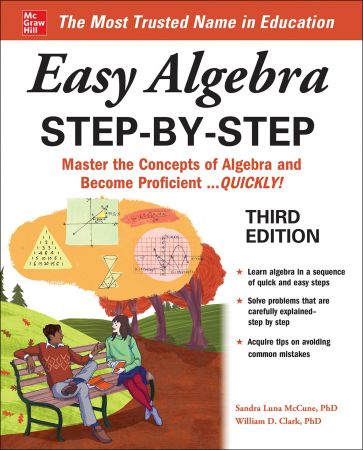 Easy Algebra Step-by-Step, 3rd Edition (True EPUB)