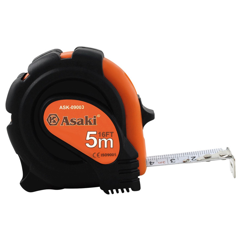 WINCHA PLASTICA COLOR 5MX25MM ASAKI