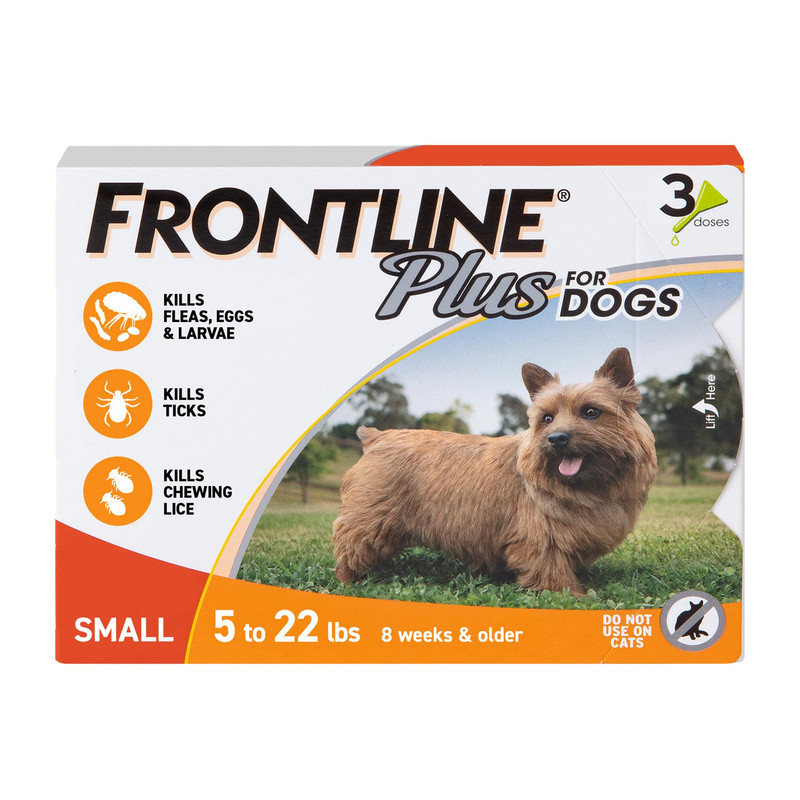 FRONTLINE Plus Small Dogs 5-22 lbs 3 Count