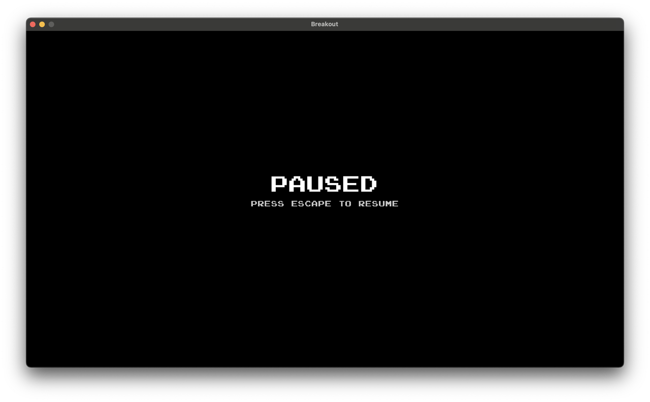 Pause Screen