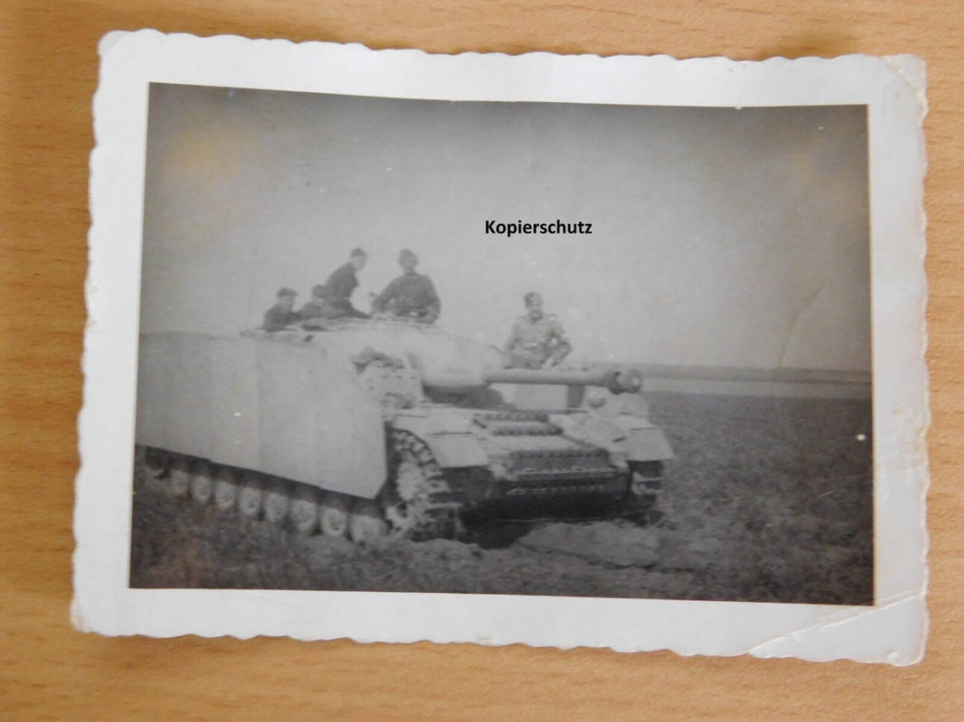 Originales Foto, Besatzung auf Sturmgeschütz, Panzer, 2.WK