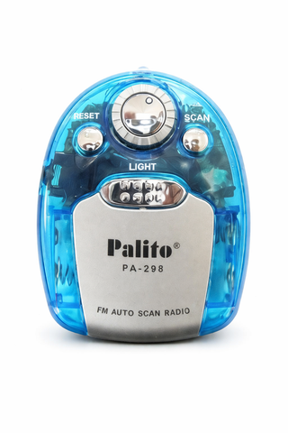 Rádio Palito PA-298 transparente azul