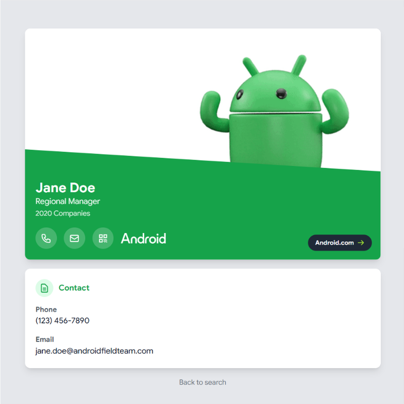 Digital Business Card