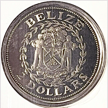 BELIZE 🇧🇿 2 DOLLARS/FOLDER* KM131* ND 1998* COMM. BATTLE ST