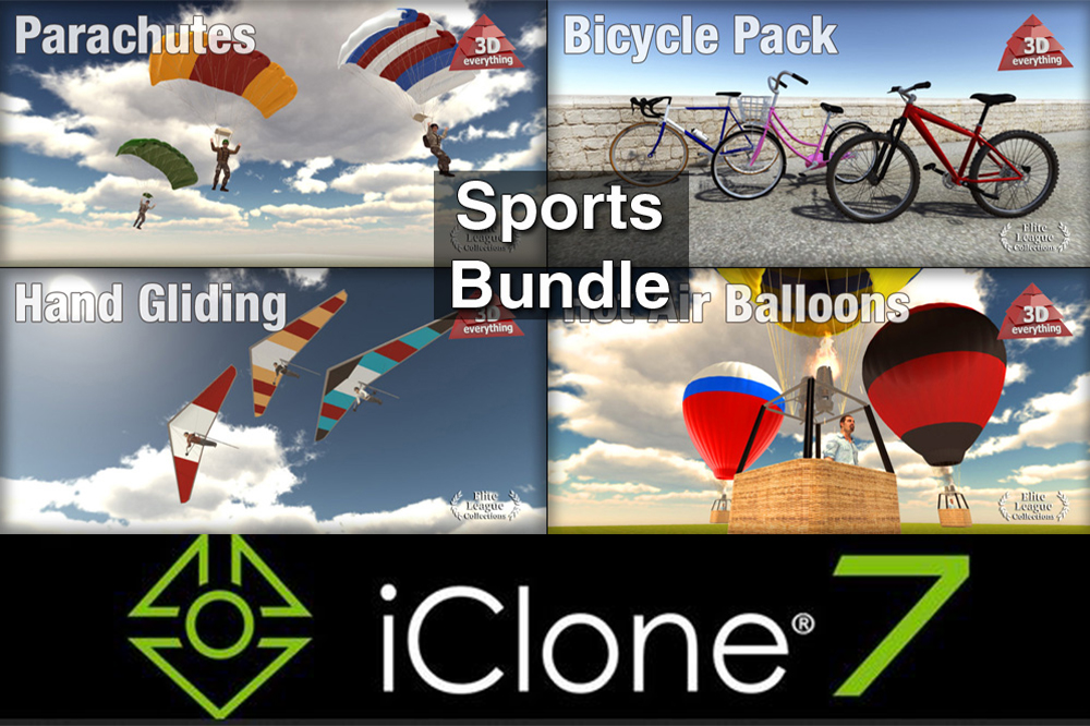 iClone Sports Equipment Bundle