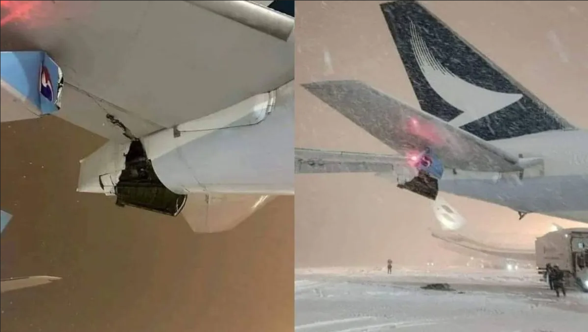 Dos aviones comerciales chocan en el aeropuerto de Japón (Video)