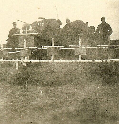 German Pzkw.II Panzer Tank 702 Stopped by KIA Grave Plot in Field! (2)