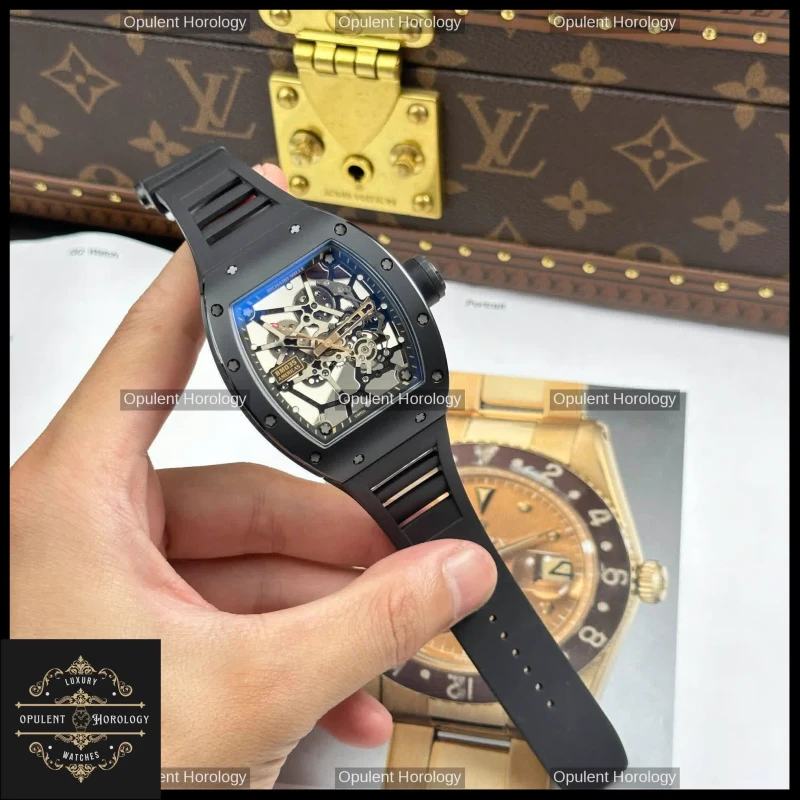 Richard Mille RM 035 Americas Toro – Black Ceramic Skeleton 40mm - Super Clone