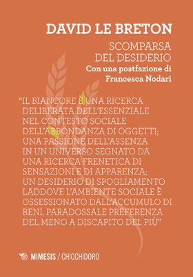 David Le Breton - Scomparsa del desiderio (2025)