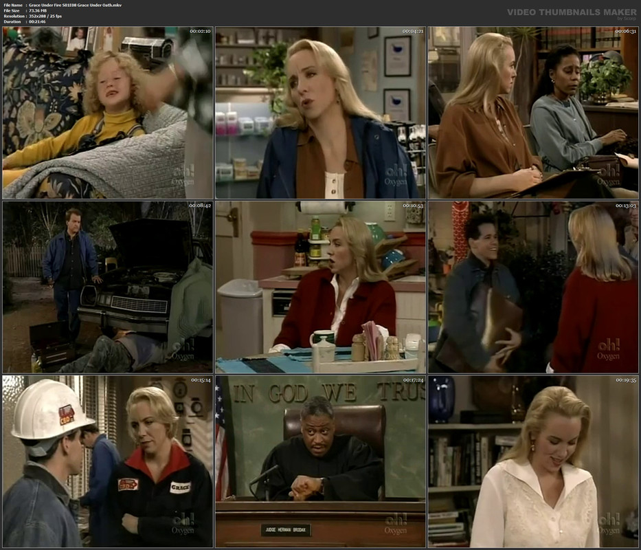Grace Under Fire S01E08 Grace Under Oath.mkv