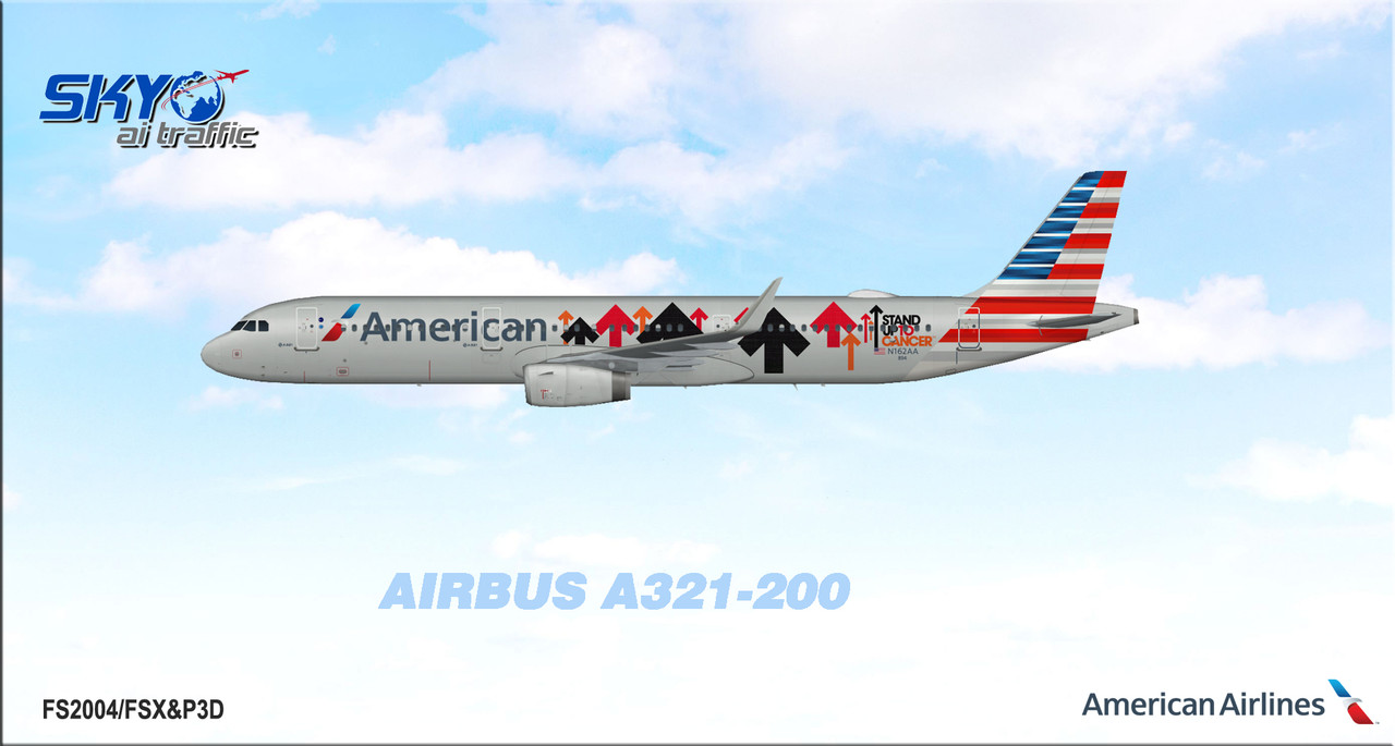American Airlines A321-200SL 'Stand Up 2 Cancer'
