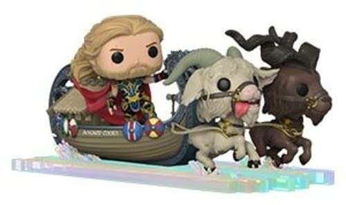 Amazon: Funko! Ride Suprt Deluxe Marvel Thor: Love and Thunder - Thor on Goat Boat - Saldrá a la venta el 29 de agosto de 2022. 
