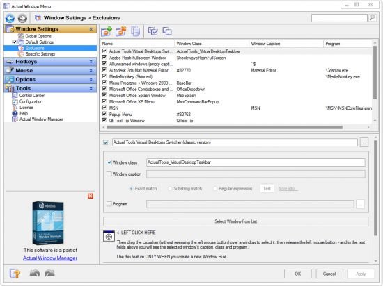 Actual Window Menu v8.14.7 Multilingual