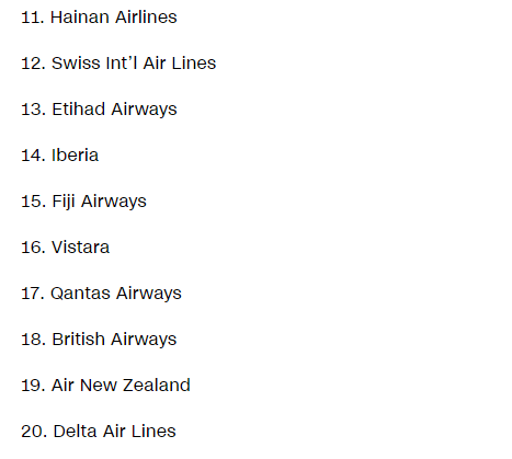 Las mejores aerolíneas del mundo para 2023, según Skytrax - Foro Aviones, Aeropuertos y Líneas Aéreas