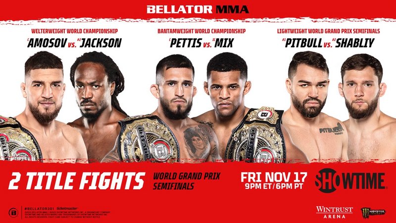 Резултати от Bellator 301