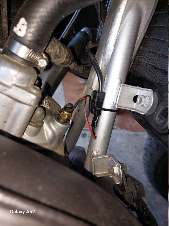 cosse remontée sur cadre