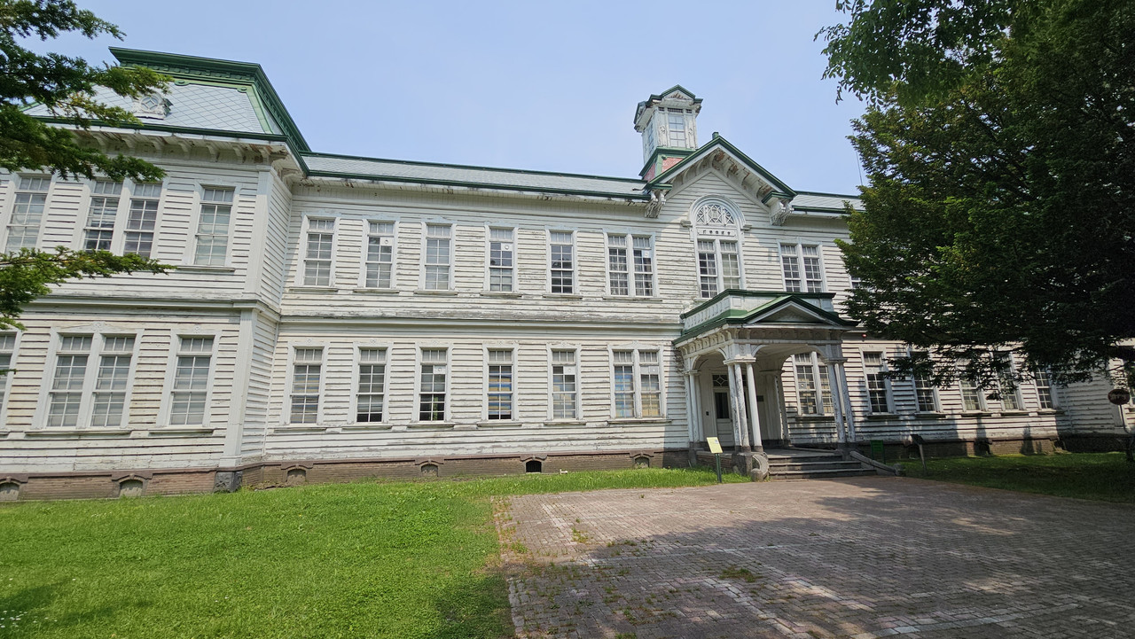 古河講堂，1909年建造，木造兩層樓