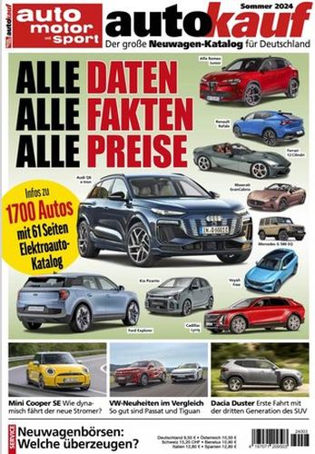 Cover: Auto Motor und Sport Autokauf Magazin Sommer 2024
