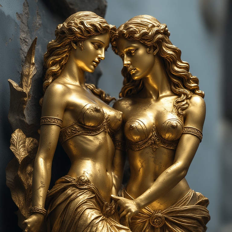 A-Gold-sculpture-naked-nude-fu-4