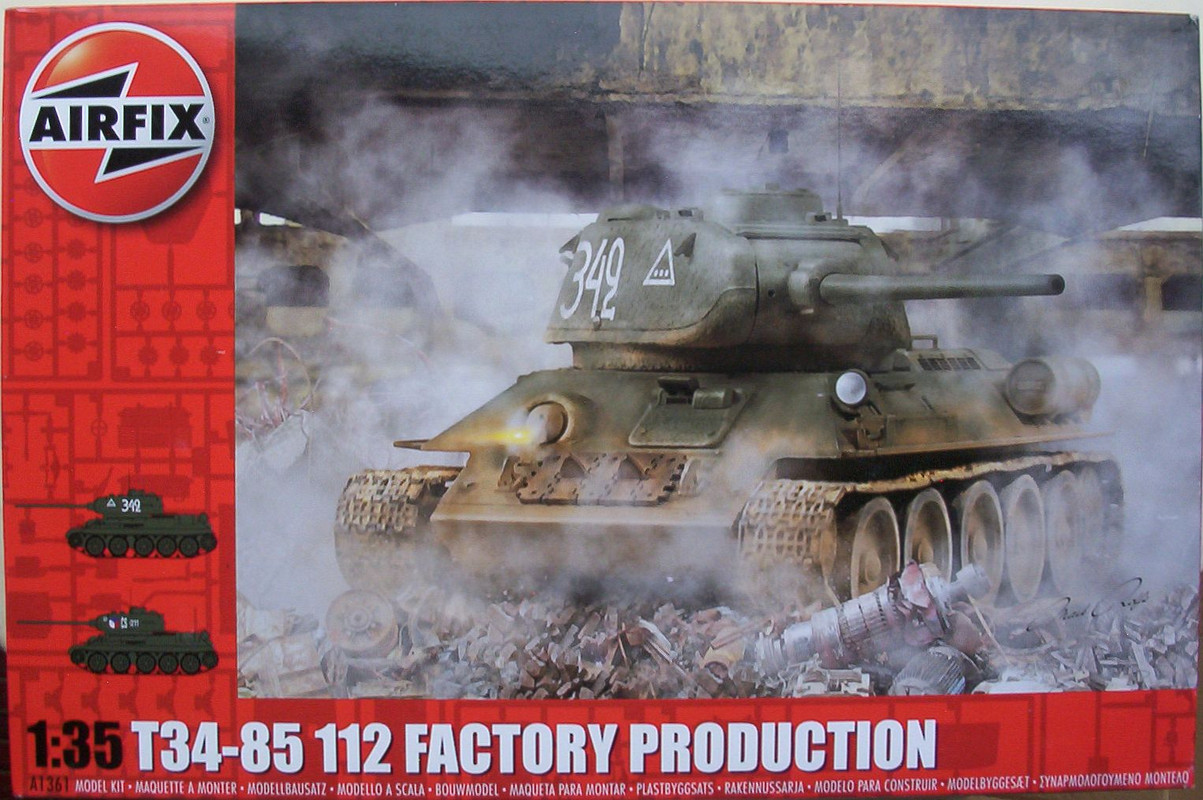 Airfix 35 T34-85 112 Factory Production
