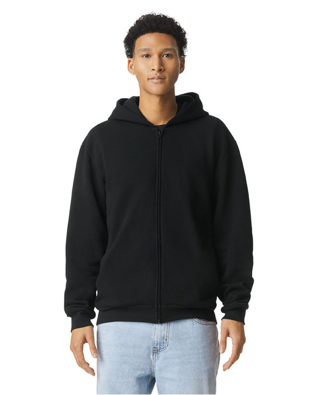 American Apparel ReFlex Fleece Unisex Full Zip Hoodie - RF497 - Picture 5 of 6