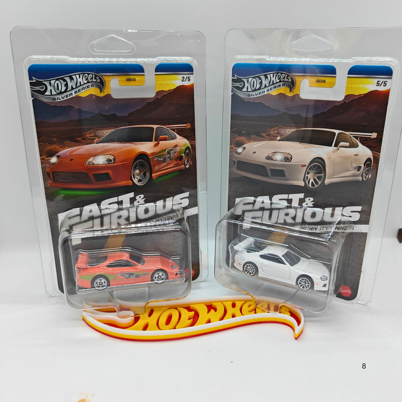 Hot Wheels 2025 Fast & Furious Brian's TOYOTA SUPRA Orange White W