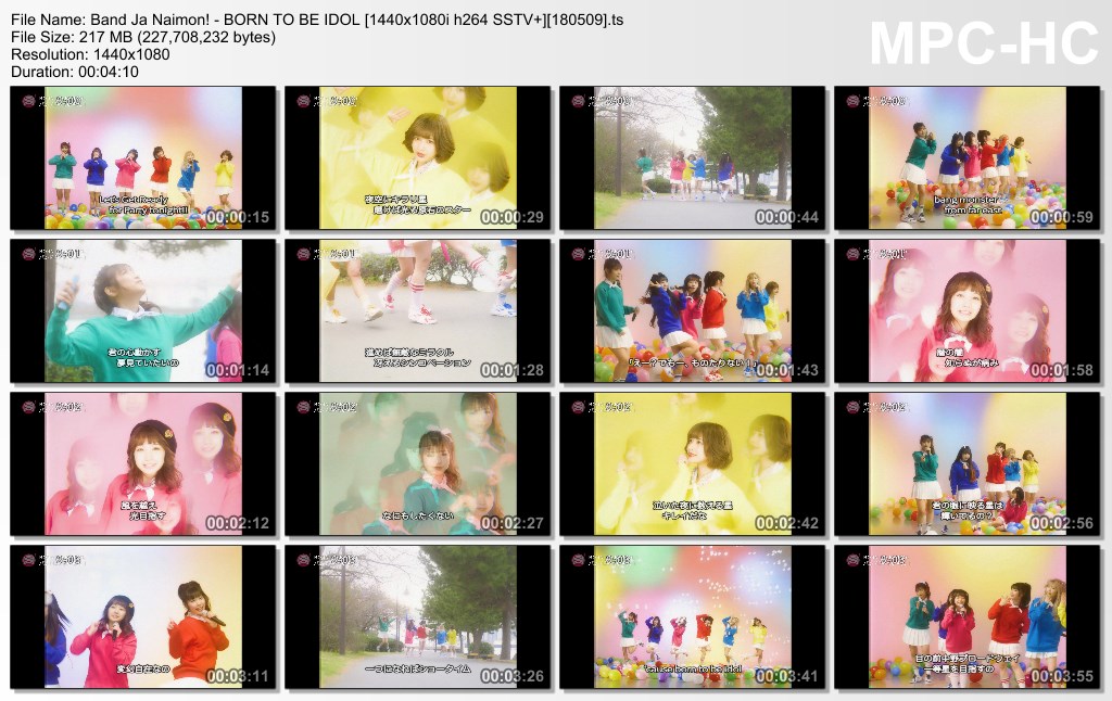 Band Ja Naimon! - BORN TO BE IDOL [1440x1080i h264 SSTV ][180509