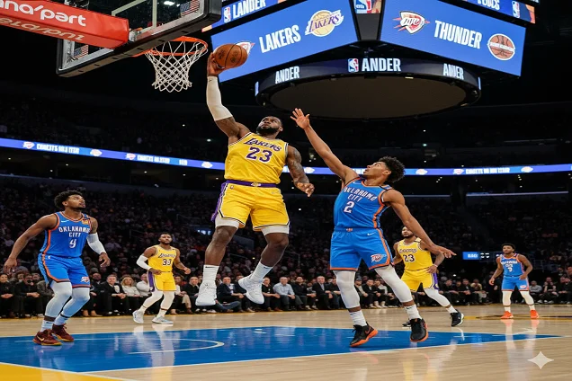 Los Angeles Lakers vs Oklahoma City Thunder NBA