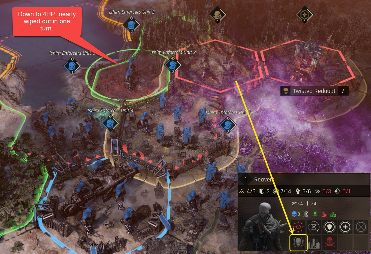enforcer nearly wiped in 1 turn