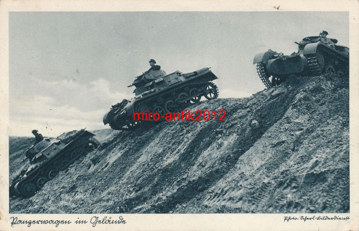 Panzer, Panzerwagen im Gelände