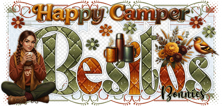 Besos Happy Camper bonnies