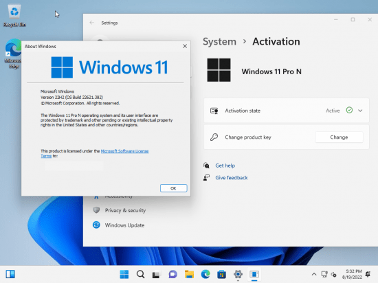 Windows 11 21H2 Build 22621.382 Aio 18in1 (No TPM Required) + Office 2021 Pro Plus Preactivated Th-Wn3-JIBQoxr-Ma-En4z5dmv-Veq-W5kvb-I2-Gl