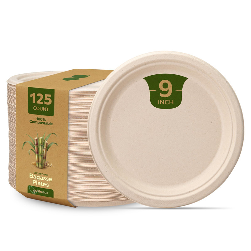 Plastic-free paper plates