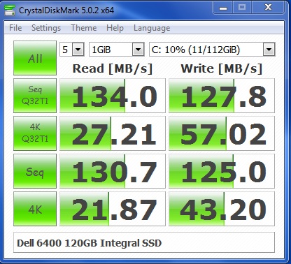 31. Dell 6400 120GB Integral SSD