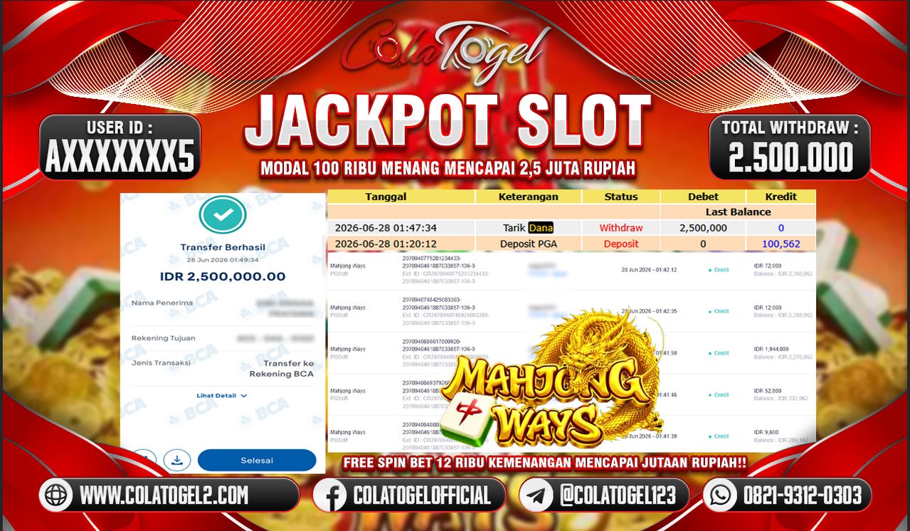 JACKPOT SLOT GACOR!!