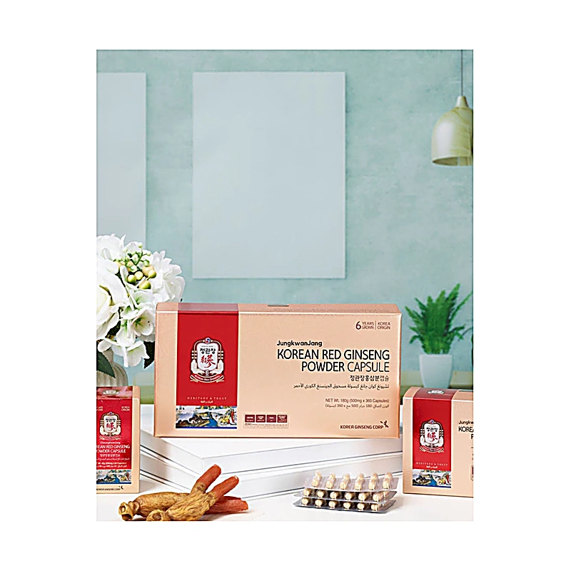 cheongkwanjang korean red ginseng powder capsule 180's