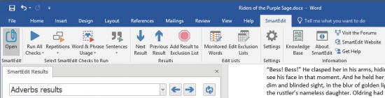 Bad Wolf Software SmartEdit Pro for Word v7 Bad Wolf Software SmartEdit Pro for Word v7