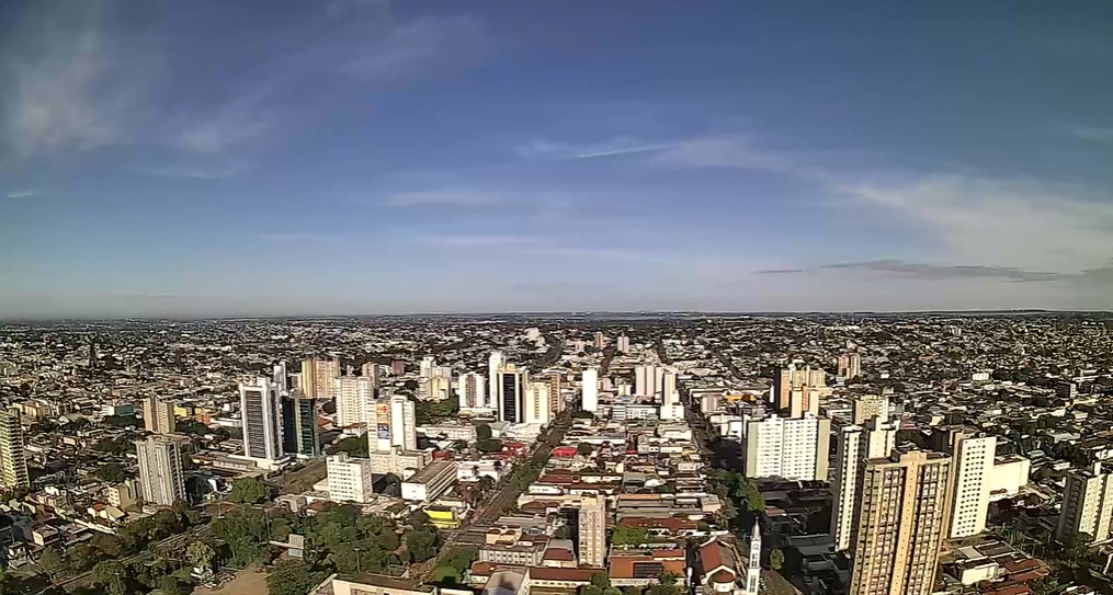 Campo Grande nesta manhã de domingo