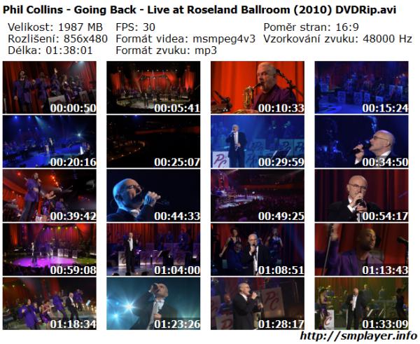 Phil Collins - Going Back - Live at Roseland Ballroom (2010)