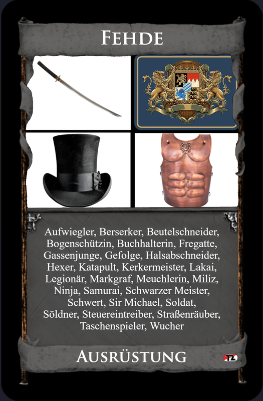 Fehde Übersicht