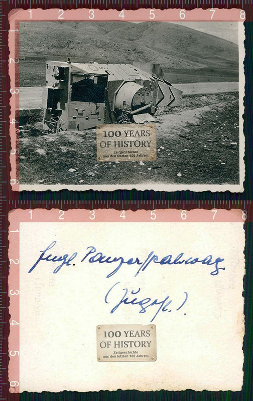1Orig. Foto Englisch Panzer Tank Griechenland Gr