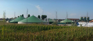 Une centrale biogaz