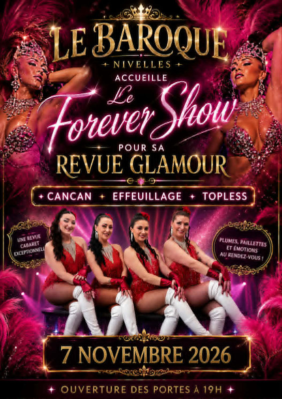 Visuel Revue Glamour - The Forever Show 