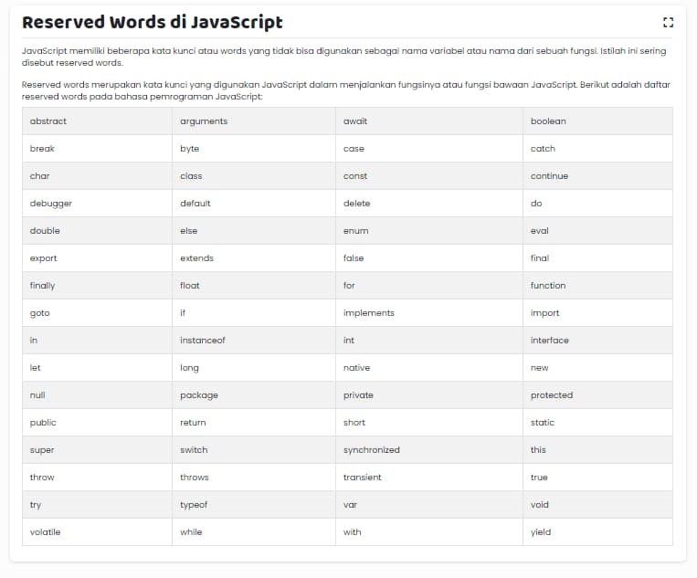 Aturan Penulisan Kode di JavaScript - Always Ngoding