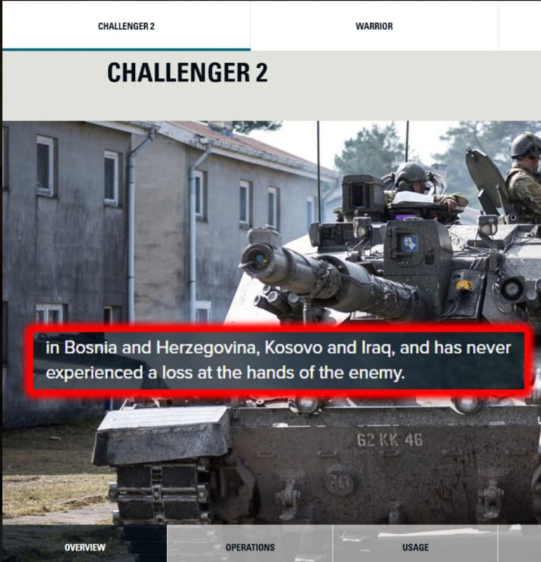 Pirmasis sunaikintas britaškės tankas “Challenger”