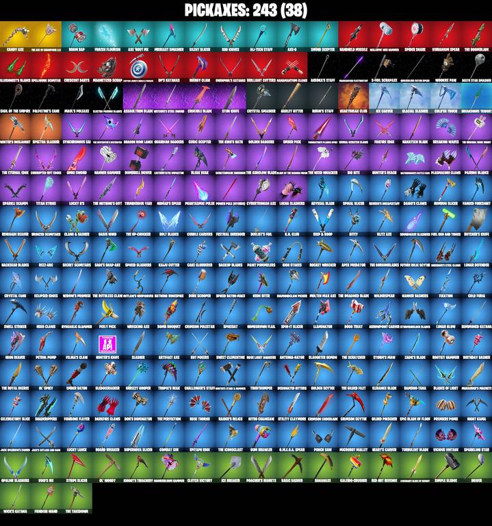 pickaxes comp