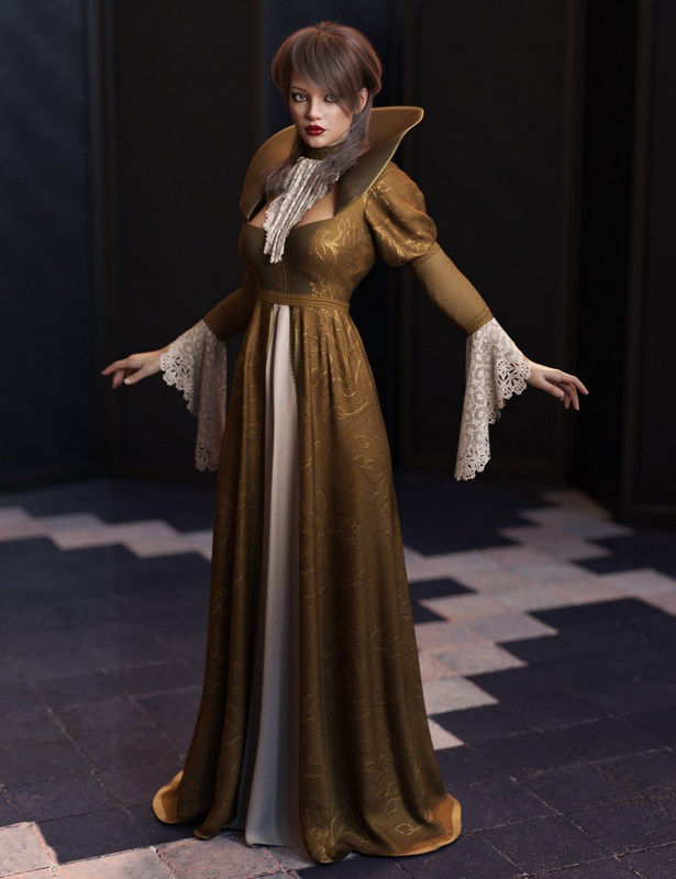 dForce Gown of Fantasy 3 for Genesis 8 Female(s)